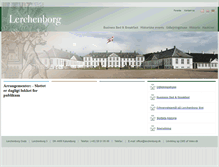 Tablet Screenshot of lerchenborg.dk